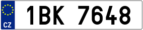 Truck License Plate